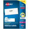 Avery Easy Peel Laser Address Labels, 1-1/3' x 4', White, 14 Labels/Sheet, 100 Sheets/Box, 1400 Labe