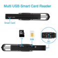 thumbnail image 3 of Lector de tarjetas inteligentes Hub USB de 4 puertos, Sdhc/sdxc/sd y lector de tarjetas Micro Sd para Sim y Mmc Rs y 4.0 Sistema aplicable Windows, Linux/Unix, Macos X, 3 of 5