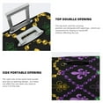 thumbnail image 3 of Susaid Mardi Gra Geometric Print Elastic Washable Suitcase Cover with Hidden Zipper, Fits 18-32 Inch Luggage for Protection During Travel-X-Large, 3 of 7