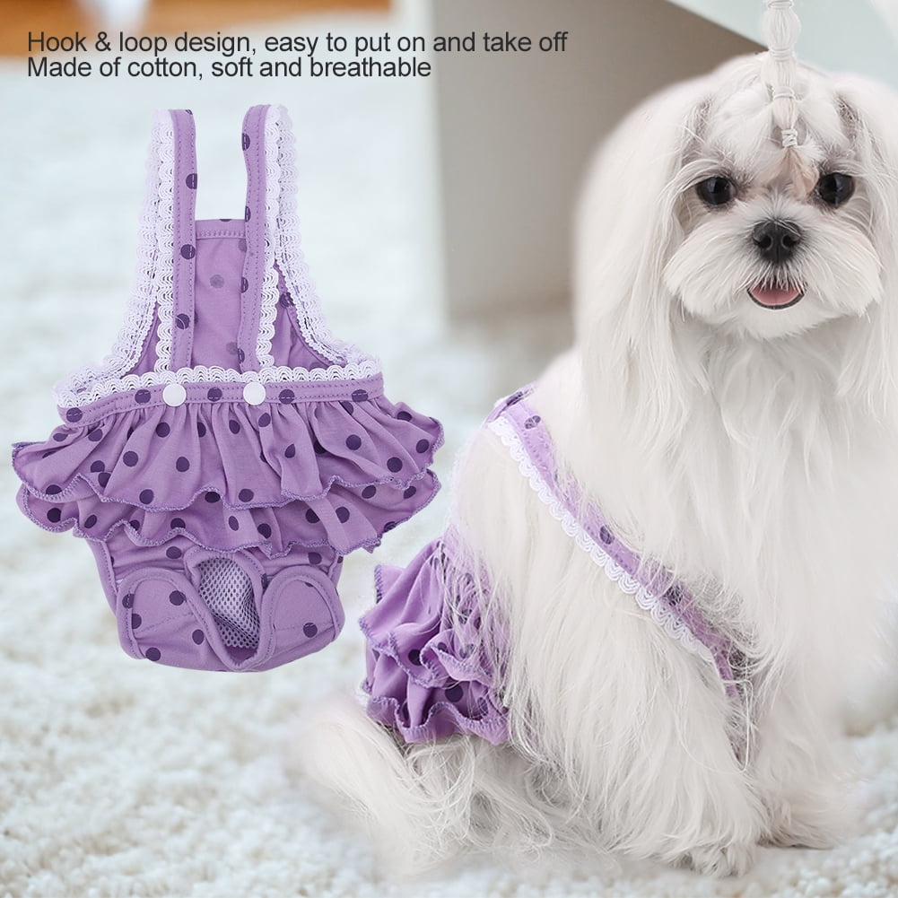 Dog Suspenders， Female Dog Diapers With Suspenders， Pink Dog Stocking