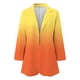 thumbnail image 4 of Gibobby Blazer mujer casual Blazer casual para mujer de manga larga con botones de solapa para trabajo y oficina(Naranja,CH), 4 of 5