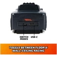 thumbnail image 3 of Air Hogs, escalador de pared de carreras de gravedad cero, camión de carreras de pared recargable por USB-C, coche RC negro para interiores, más de 4 pulgadas, juguetes para niños a partir de 4 años, 3 of 9