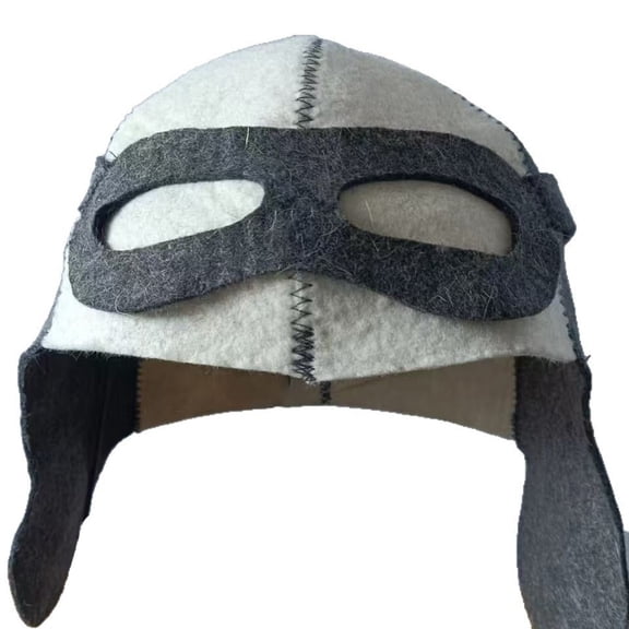 Pilot Style Sauna Hat for Men Made of 100 Felt for Comfortable Heat Retention and Full Ear Protection During Sauna