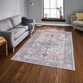 thumbnail image 7 of GLN Rugs Myra - Indoor, Machine Washable Area Rug 5'x7' Multi/Cream Home Carpet, 7 of 7