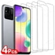 thumbnail image 1 of Protector de pantalla para Redmi 10C, A1 Plus, A2, 10A, 10, 9T, 9C, 9A, 9i, 9, 12C, K60 Pro, HD, vidrio templado para Redmi 8A, 8, K40, K50 Pro, 4 unidades, 1 of 3