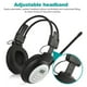 thumbnail image 4 of Auriculares portátiles con broadcast FM, orejeras, auriculares inalámbricos con pilas, receptor de broadcast FM para caminar, trotar, libre, 4 of 9