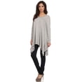 thumbnail image 3 of Women's Trendy Style Long Sleeves Solid Tunic Top, 3 of 4