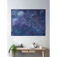thumbnail image 2 of Moonlight Poster Wall Art, Modern Wall Decor, 12x18 UNFRAMED, 2 of 2