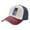 Navy And Red, variant on Us Thin Blue Line Flag Of Chicago Baseball Cap Distressed Adjustable Vintage Cotton Denim Hat for Women Men