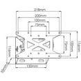thumbnail image 3 of Techly Support Mural Inclinable pour TV - 13-31 Po, jusqu'à 23kg, 3 of 4
