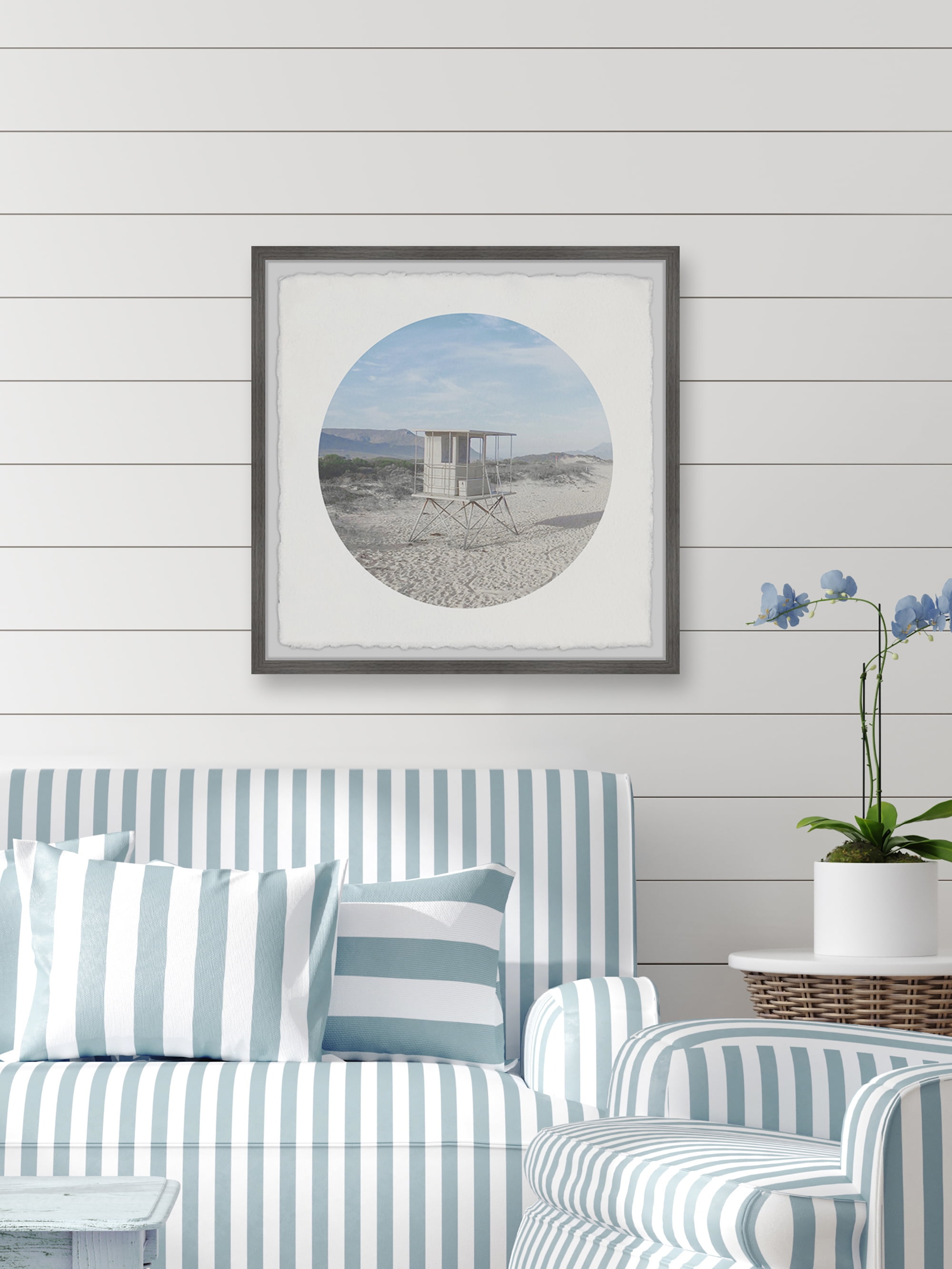 Marmont Hill Beach Tower Framed Wall Art