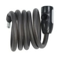 thumbnail image 1 of Candados de cable para bicicletas,Cable de candado para bicicleta Candado de cable antirrobo de 4.9 pies Candado de cable en espiral Características mejoradas, 1 of 8