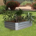 thumbnail image 5 of Grapevine PL10153 6A Galvanized Steel Raised Garden Bed, Square, 5 of 7
