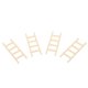 thumbnail image 2 of 4pcs Mini escaleras de madera Mini casa Simulación Mini escaleras decoraciones, 2 of 6