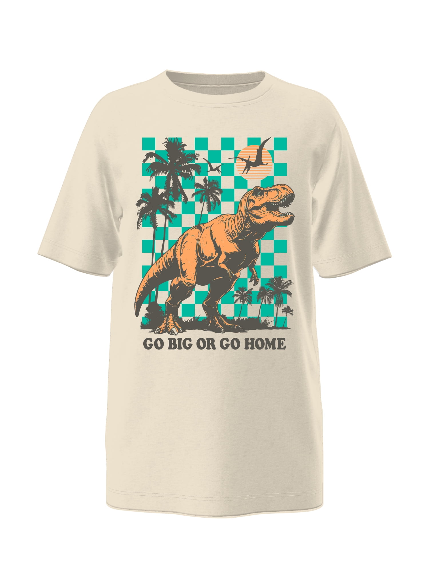 Wonder Nation, Boys' & Big Boys' Go Big Graphic Tee with Short Sleeves, Sizes 4-18