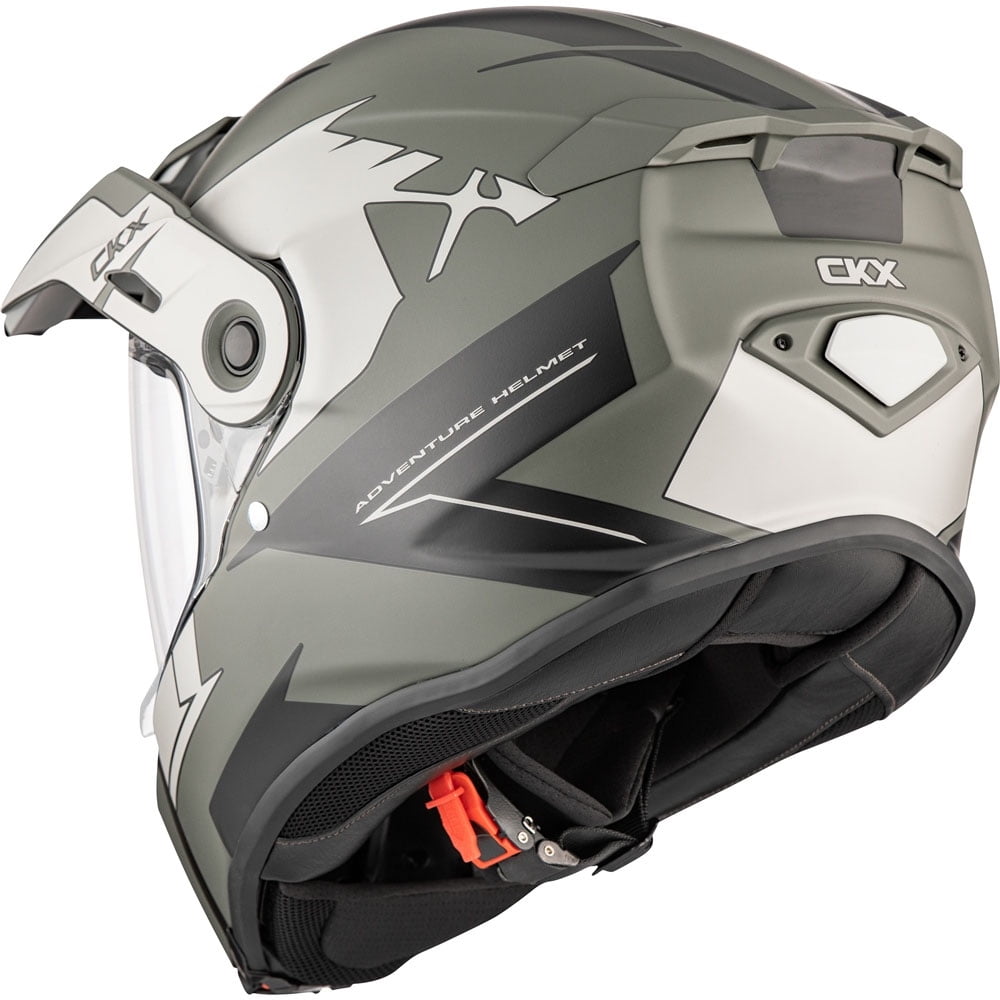 CKX Atlas Motorcycle Full Face Helmet Scorpio Gray Grey 514792