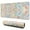 Multicolor Paisley Pattern, variant on Long Mouse Pads for Desk,Orange Boho Geometric and Plant Pattern Desk Mats on Top Of Desks, Desk Mouse Pad Extra Large with 3mm Non-Slip Base and Stitched Edge for Gaming,Office,Work,Home 47.3"x23.6"