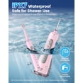 thumbnail image 5 of JTF 2-in-1 Oral Clean Kit- Electric Toothbrush & Water flosser Combo with Multiple Modes, 5 Brush Heads and 5 Jet Tips, Brushing & Flossing- Rechargeable for Teeth Cleaning and Gum Health, Pink, 5 of 8