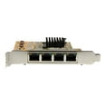 thumbnail image 3 of StarTech.com 4 Port Gigabit NIC PCIe Network Card - Quad Port Adapter (ST1000SPEX43) - Network adapter - PCIe - Gigabit Ethernet x 4 - yellow, 3 of 5