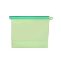 Food Saving Reusable Bag, Fresh-Keeping Storage Bags with Volume Markings, Reusable Produce Freezer Bags, Portable Leak-Proof Seal Bags for Marinate Food Travel