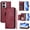 YB04, variant on Zipper Wallet Phone Case for Redmi 15A 5G International-7 Card Slots RFID Blocking Flip Cover with Wrist Strap, Kickstand & Strong Magnetic Closure.S04