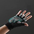 thumbnail image 2 of Guantes de ciclismo deportivos para bicicleta, guantes acolchados de medio dedo para bicicleta, amortiguadores, antideslizantes, transpirables, guantes de ciclismo de carretera MTB para homb, 2 of 5