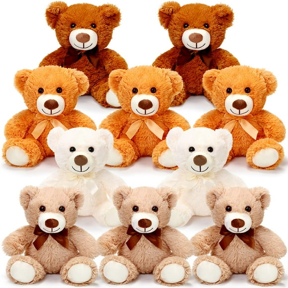 Peluches Skylety Bears, 25 a 35 cm, 10 unidades