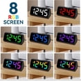 thumbnail image 2 of Despertador Netzu Loud RGB para personas que duermen mucho con 2 alarmas, 2 of 7