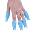 thumbnail image 3 of Jumpingount 10 Uds. Clips de tapa de remojo de Arte de uñas de plástico Gel removedor de esmalte herramienta de envoltura líquido para la Juegos de manicura azul, 3 of 6