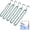 Green, variant on 9 in 1 Smart Hanger Pro, Rotate Anti-Skid Folding Hangers with Multifunction Space Saving for Apartment Essentials and Dorm Room Essentials