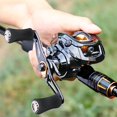 thumbnail image 2 of Baitcasting Système de Frein Double Moulinet 10Kg Fibre de Carbone Traînée 7.0:1 Haute Vitesse Léger 204g Moulinet de Pêche Roues de Pêche, Cadre Squelet en Aluminium Rigide, 2 of 7
