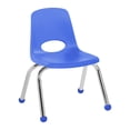 thumbnail image 2 of Factory Direct Partners Dry-Erase Activity Table and Stack Chair Set, White Blue, 2 of 5