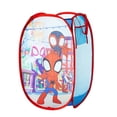 thumbnail image 1 of Disney Jr. Spidey and His Amazing Friends Cesto de almacenamiento y lavandería emergente, 21" de alto x 13.5" de ancho x 13.5" de largo, 1 of 5