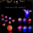 thumbnail image 3 of Matsuzay 50 piezas de luces de anillo para adultos interesantes, suministros para fiestas de Halloween para niños, anillos intermitentes LED, Iluminación y accesorios, 3 of 6