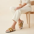 thumbnail image 4 of Cushionaire Cuddle Comfort Slippers for Women - Faux Shearling Cozy Slide Sandal +Memory Foam, Wide Widths Available, 4 of 18
