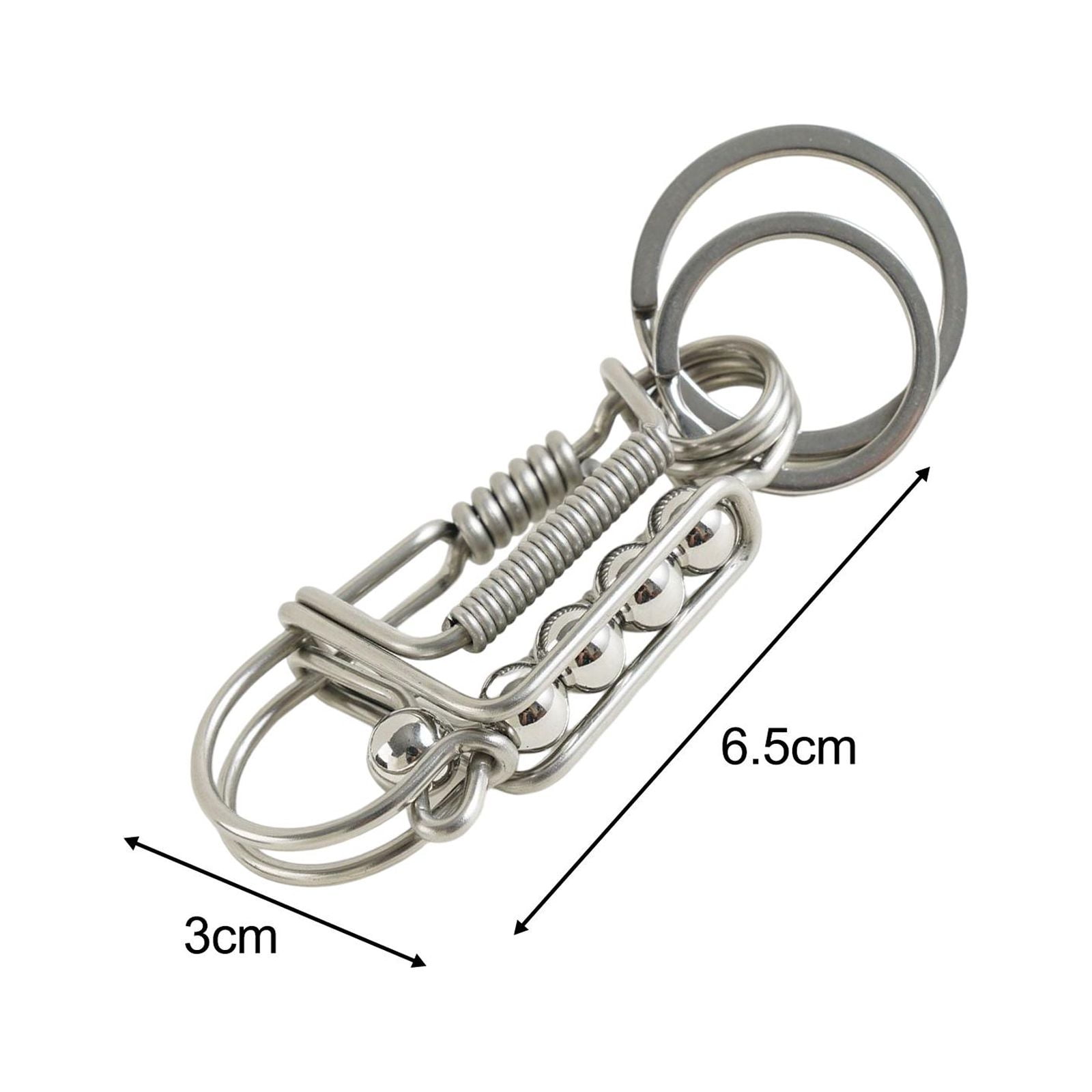 ZKK Stainless Steel Handmade Bird Keychain Creative Men's car Keychain  Chain Pendant Couple Gift (ZKK-87248504)
