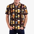 thumbnail image 1 of Fotbe Beer Bottles1 Camiseta Polo de Golf para Hombre con Estampado – Camisa Deportiva Transpirable con Cuello Abotonado-XX-Large, 1 of 6