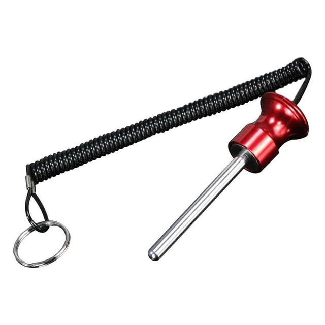 Transemion Universal Magnetic Weight Stack Pin for Versatile Fitness Training 8x80mm Red 1Set