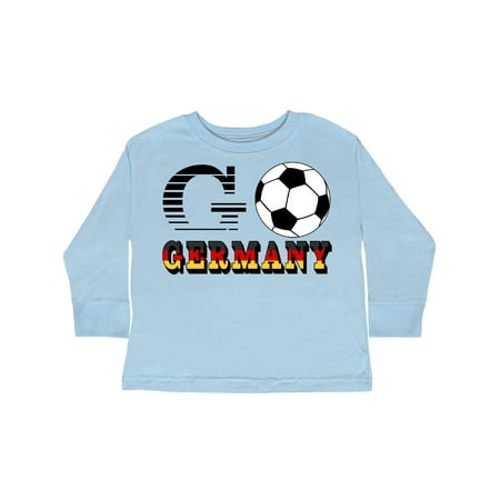 

Inktastic Go Germany- Soccer Football Gift Toddler Boy or Toddler Girl Long Sleeve T-Shirt