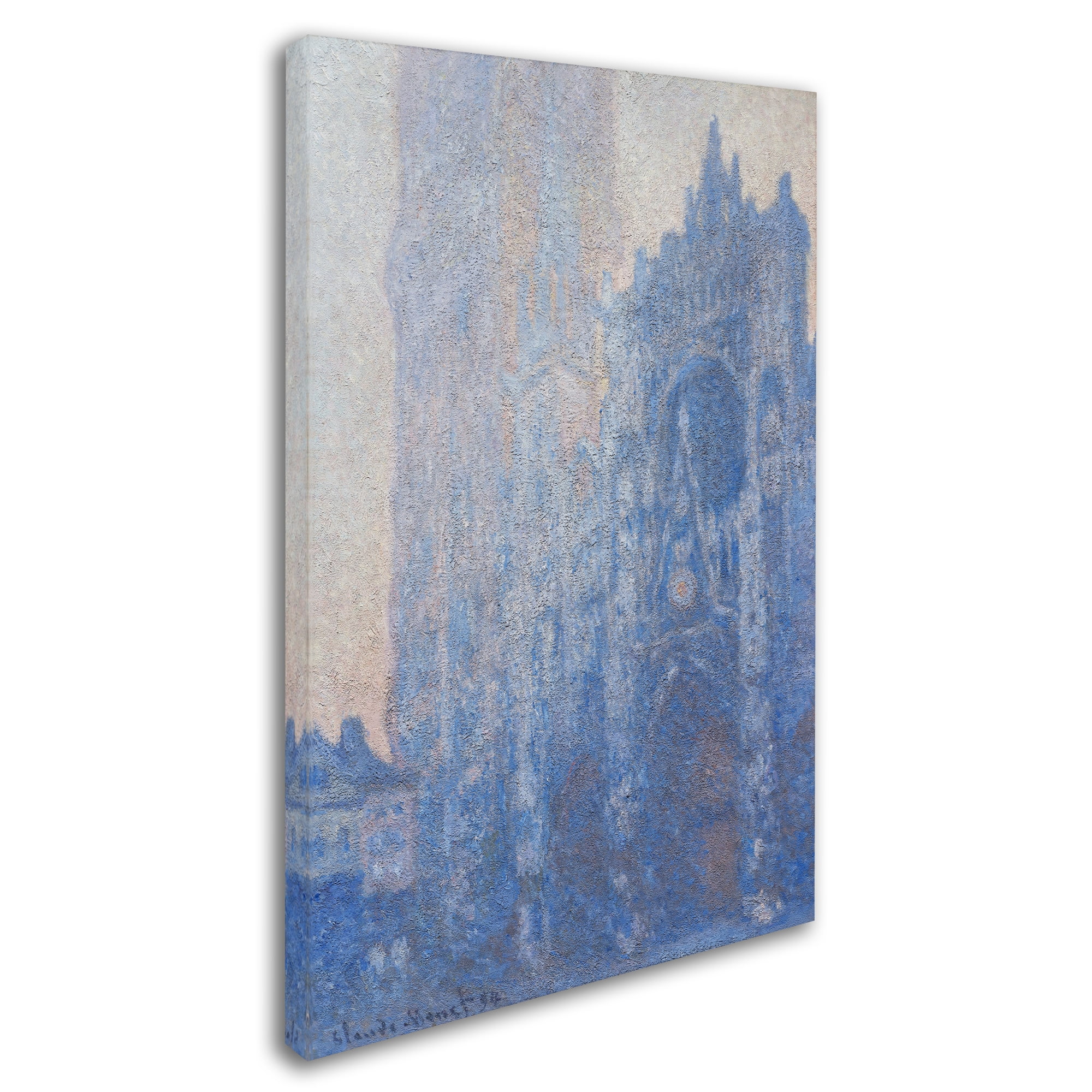 Trademark Fine Art 'Rouen Cathedral Facade' Canvas Art by Monet