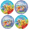 Winnie The Pooh First Birthday - 4 Large 18" Balloon Party Decorations For A Baby's 1st Birthday