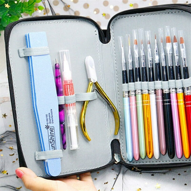 Grande capacité porte-crayon multi-emplacements stylo sac porte