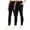 Black*2, variant on Girls Athletic Leggings with Pockets Yoga Workout Active Leggings Pants for Teen Girls 6-15T