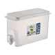 thumbnail image 3 of Dispensador de bebidas transparente multifuncional con tapa sellada y grifo Grueso, 3 of 9