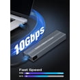 thumbnail image 2 of Adaptador de carcasa SSD V VCOM M.2 NVME SATA USB 3.2 Gen 2 10 Gbps, 2 of 7