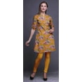 thumbnail image 4 of Bimba Kurtis Indiennes Courtes pour Femmes Tunique Imprimée Chemise à Manches Roulées, 4 of 6