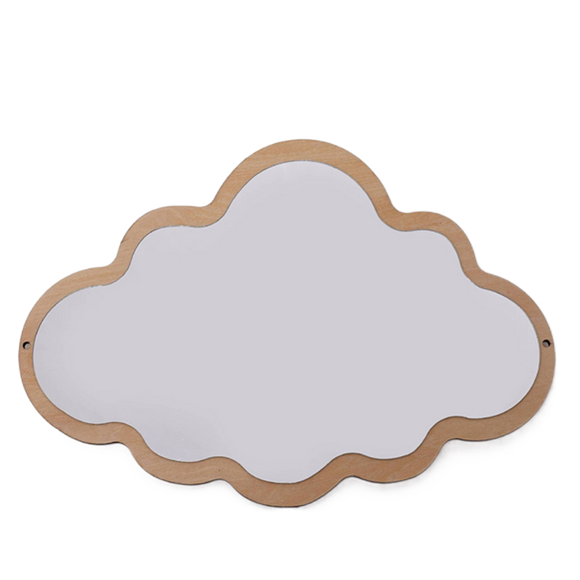 xiaxaixu Mirror Wall Sticker Cute Cloud Shape Wallpaper Baby Room Decoration