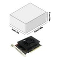 thumbnail image 2 of Adaptador de 4 discos M.2 NVME M KEY SSD a PCIe 4.0 X16 con disipador de calor 4 X 32 Gbps, 2 of 9