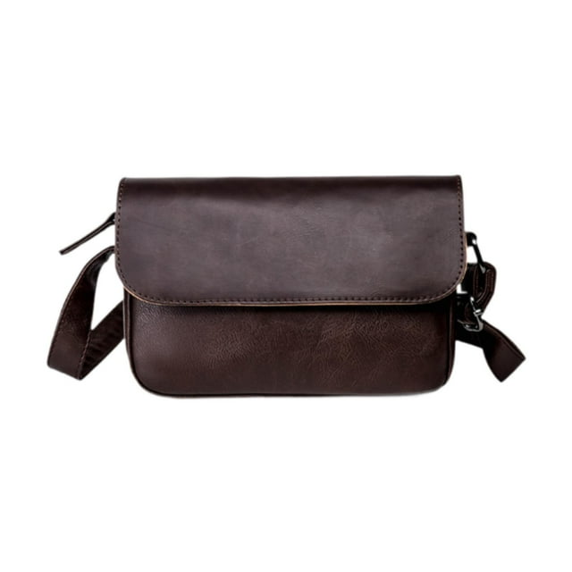 Bolso bandolera tipo cartera, bolso de negocios, bolso cruzado para adultos, oficina, regalo de cumpleaños Café