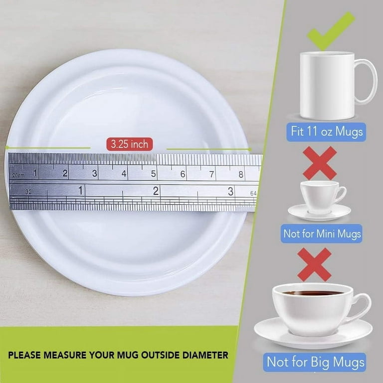 8 pcs reusable mug lid Replacement Lid for Coffee Mug Travel Cup Lids